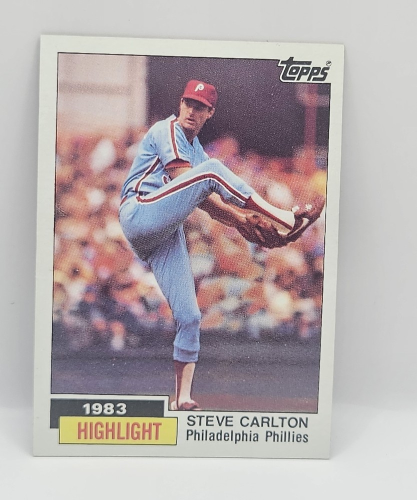 1984 Topps - 1983 Highlight Steve Carlton #1