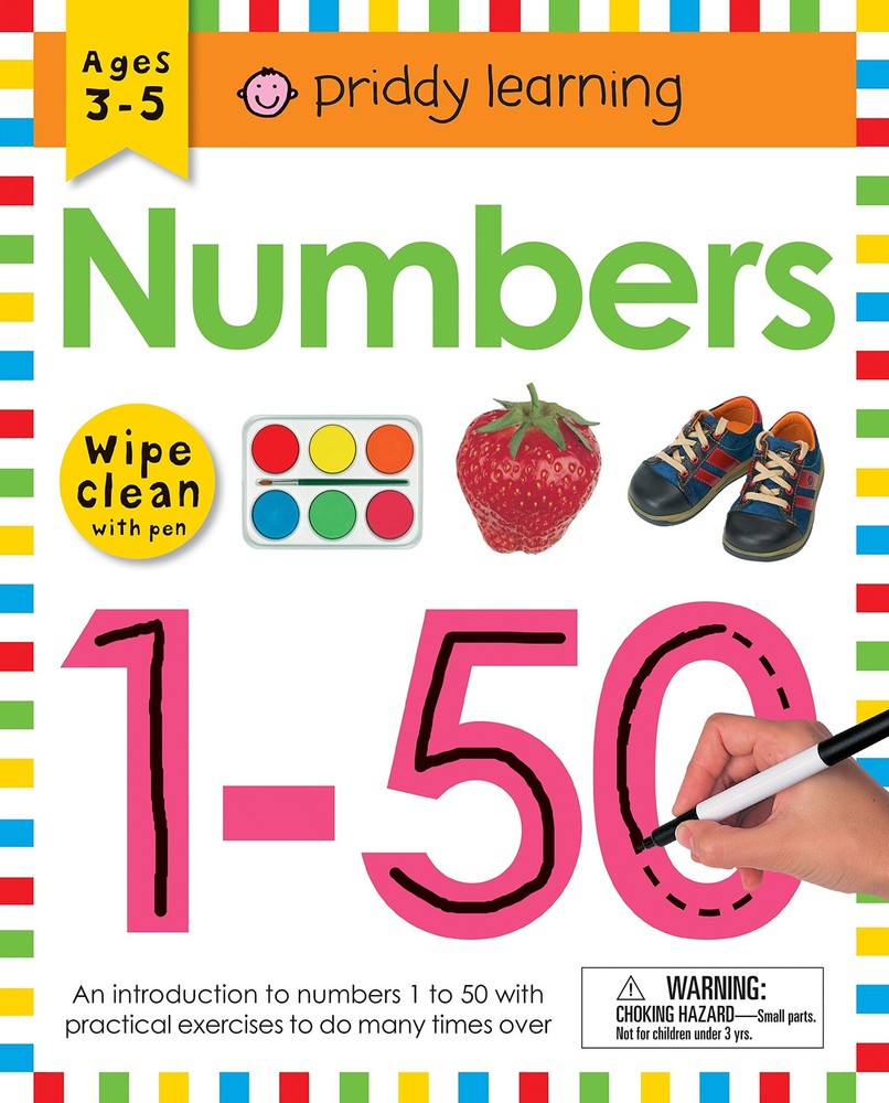 Numbers 1-50 (Wipe Clean Workbook): Ages 3-5; Wipe-Clean With Pen (Wipe Clea...