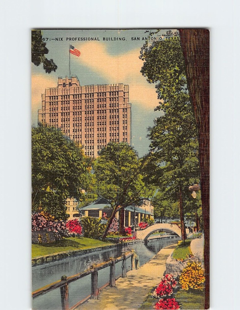 Postcard Nix Professional Building San Antonio Texas USA