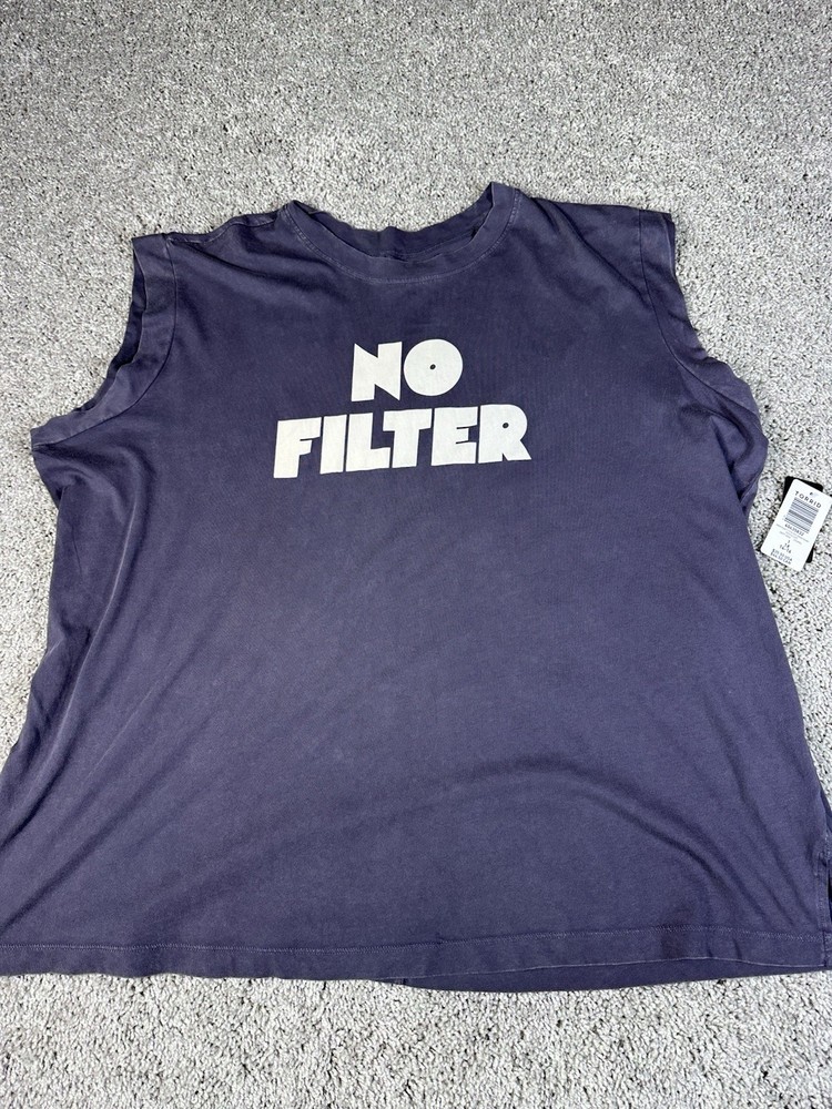 NWT Torrid Relaxed Fit Jersey Dolman Tank Gray Size 1