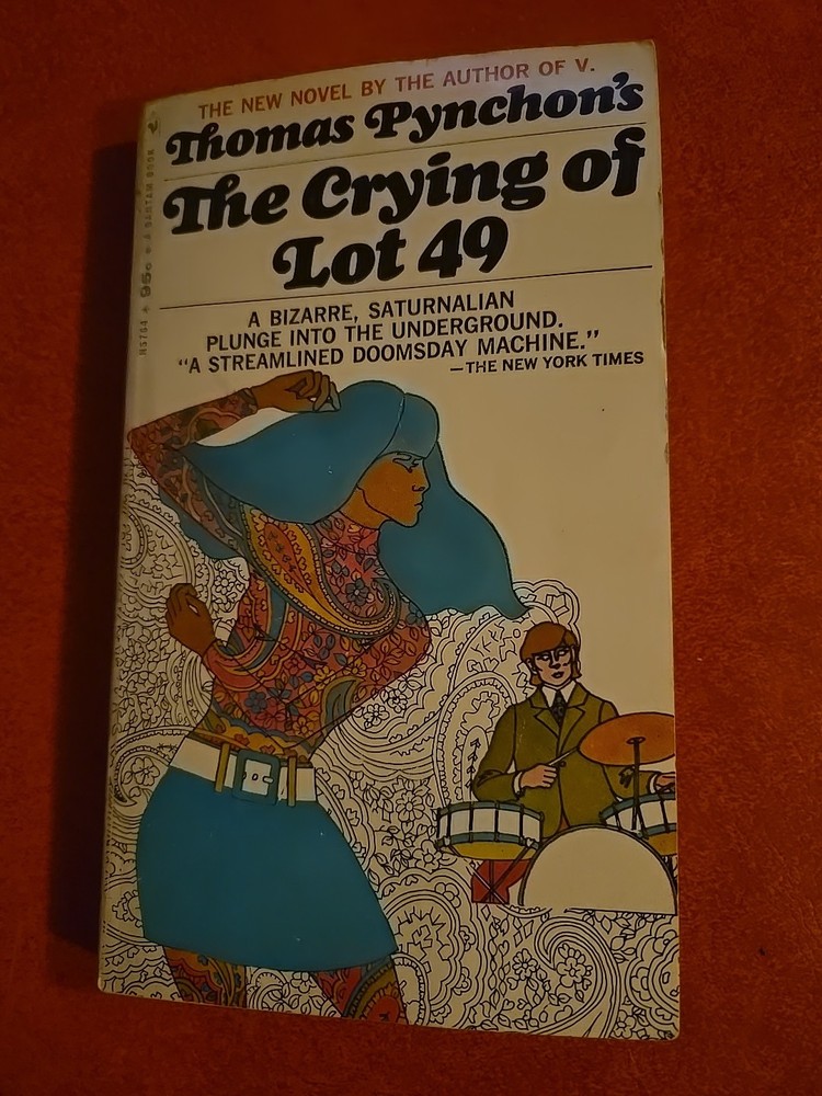 VTG The Crying of Lot 49 by Thomas Pynchon Bantam Books Paperback 6th Printing