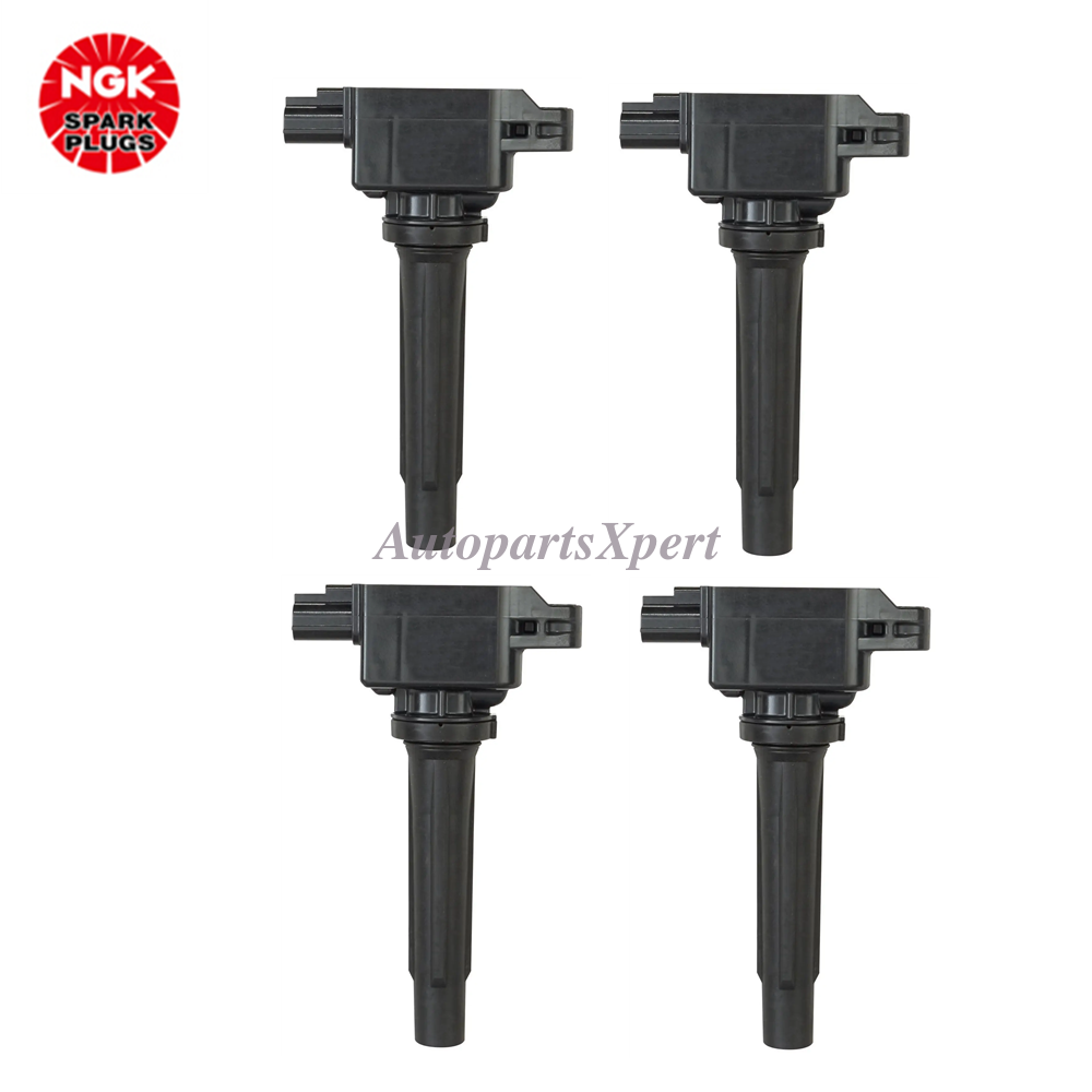 Mazda 3 Sport CX-3 CX-5 2.0L 2.5L OEM NGK Ignition Coil Set 4-Pack PE20-18-100A