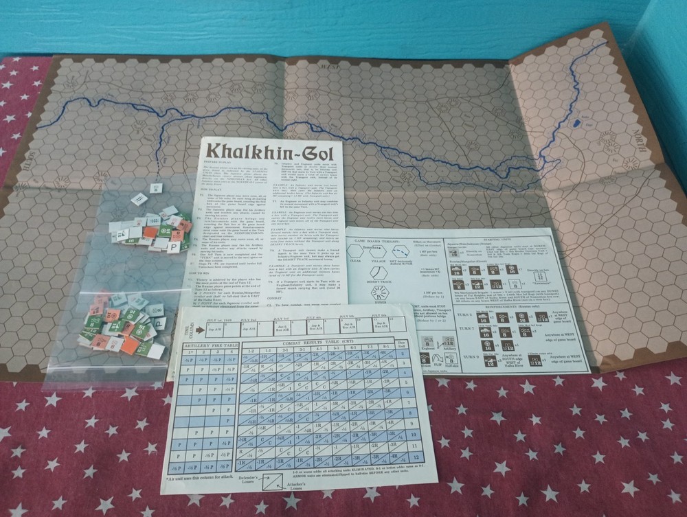 SDC Wargame Pouch Series Game #5 - Khalkhin-Gol Game Only Punched