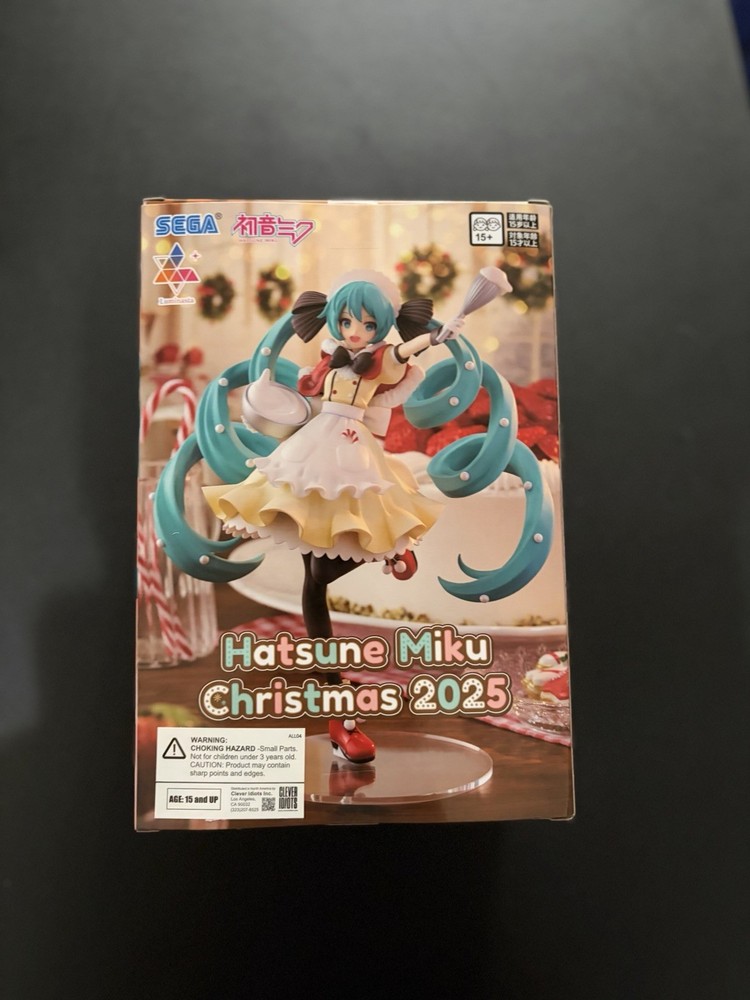 Hatsune Miku Christmas 2025 Figure SEGA Luminasta Vocaloid Anime Figure New