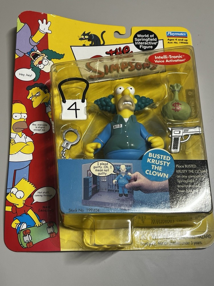 Uncover Secrets with The Simpsons Busted Krusty the Clown Playmates Figure