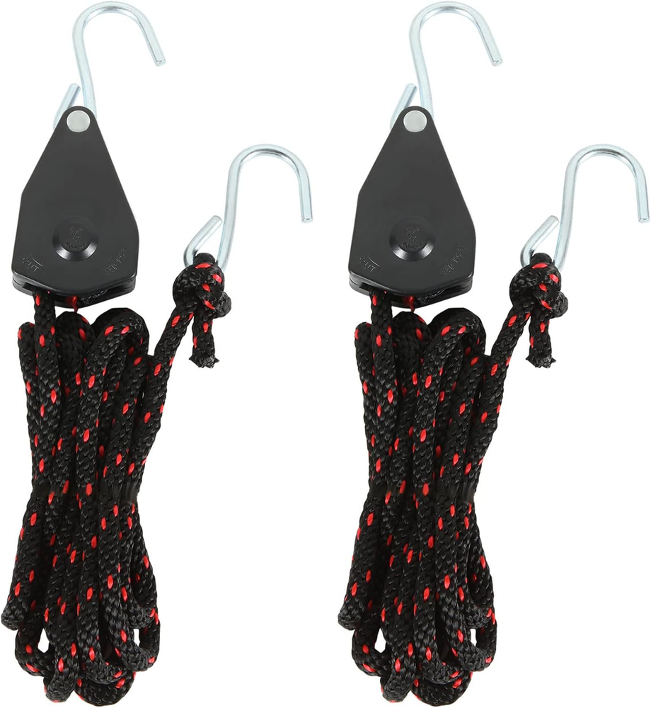 Heavy Duty Kayak Rope Tie Downs 250 lb Capacity, 2PCS Ratchet System, Secure