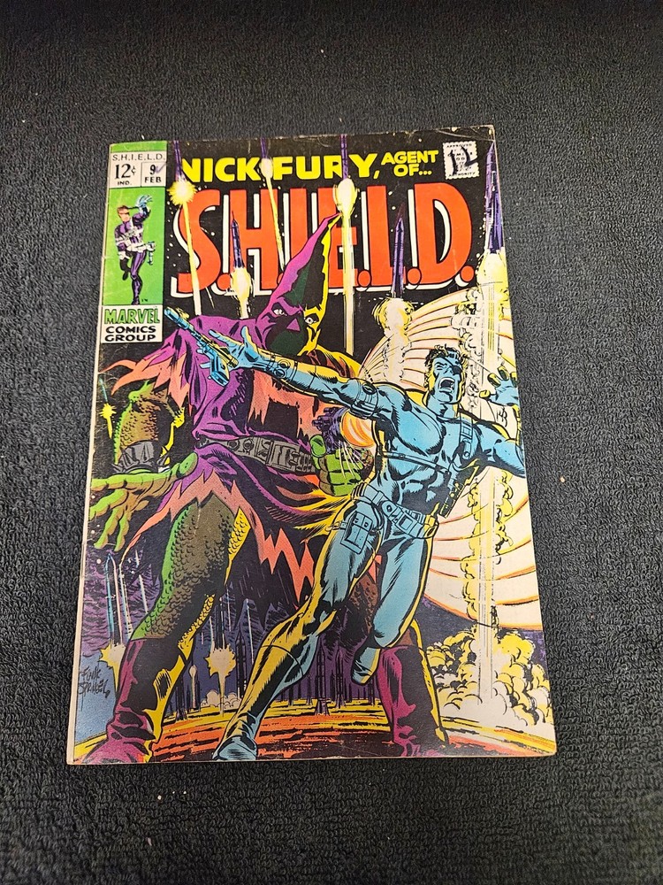 1969 Marvel Comics Nick Fury Agent Of Shield #9 Vg+ Vintage Silver Age Key