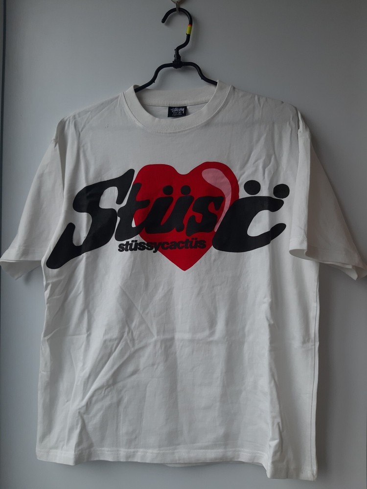 Stussy Cactus Plant Flea Market white T-shirt size M