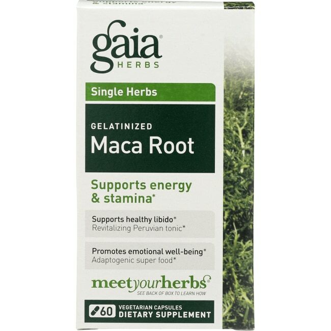 Gaia Herbs Gaia Single Herbs Maca Root- 60 ea
