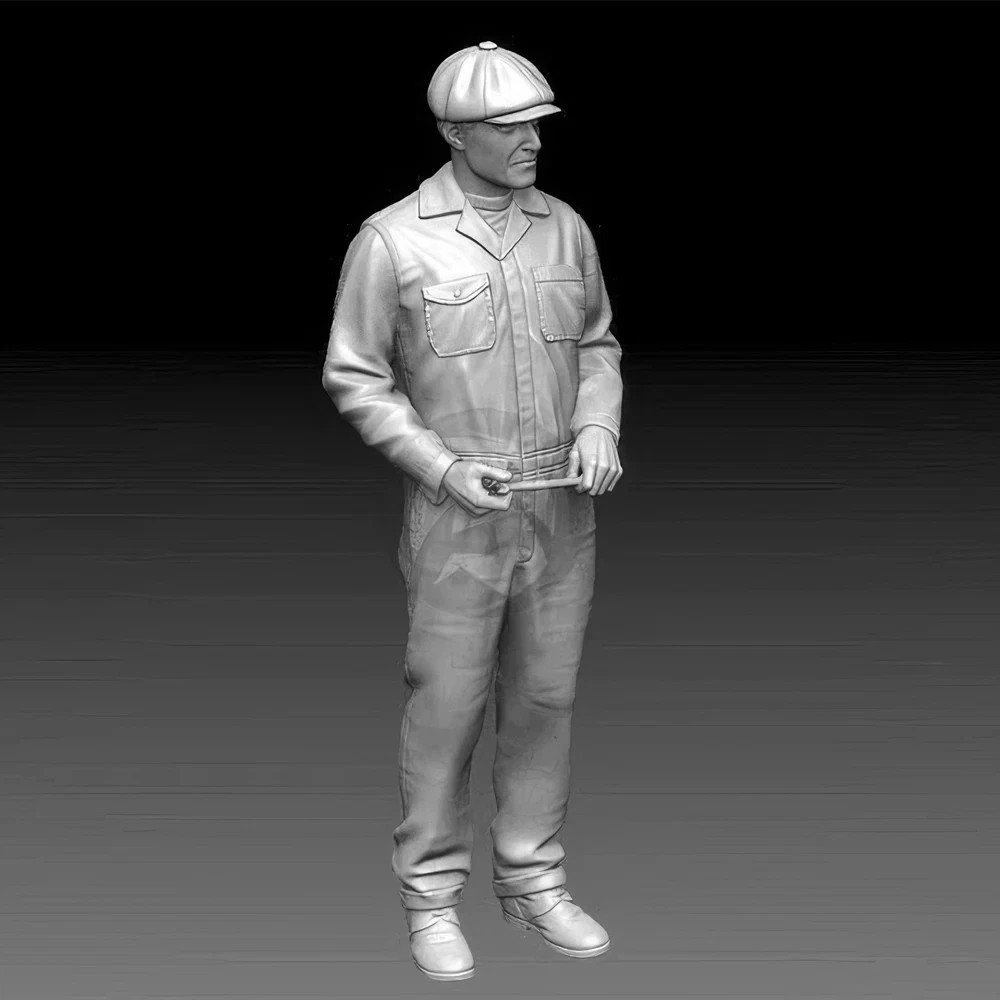 1/35 Mechanic Resin Soldier Figure Model Kit Unassembled Unpainted