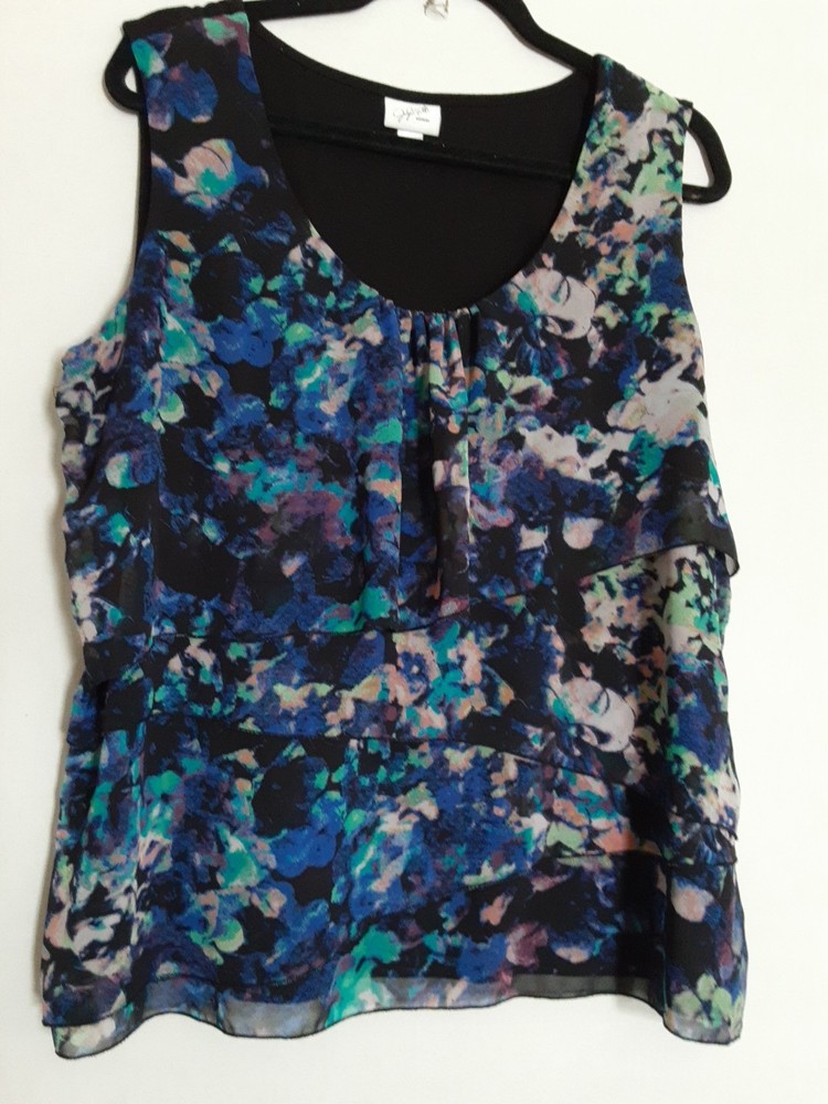 Jaclyn Smith Sleeveless Top Size 1x