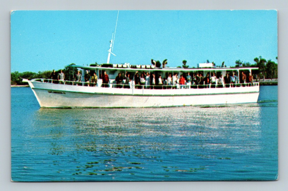 Capt. Anderson III Sailing from Sarasota Marina Mar Postcard