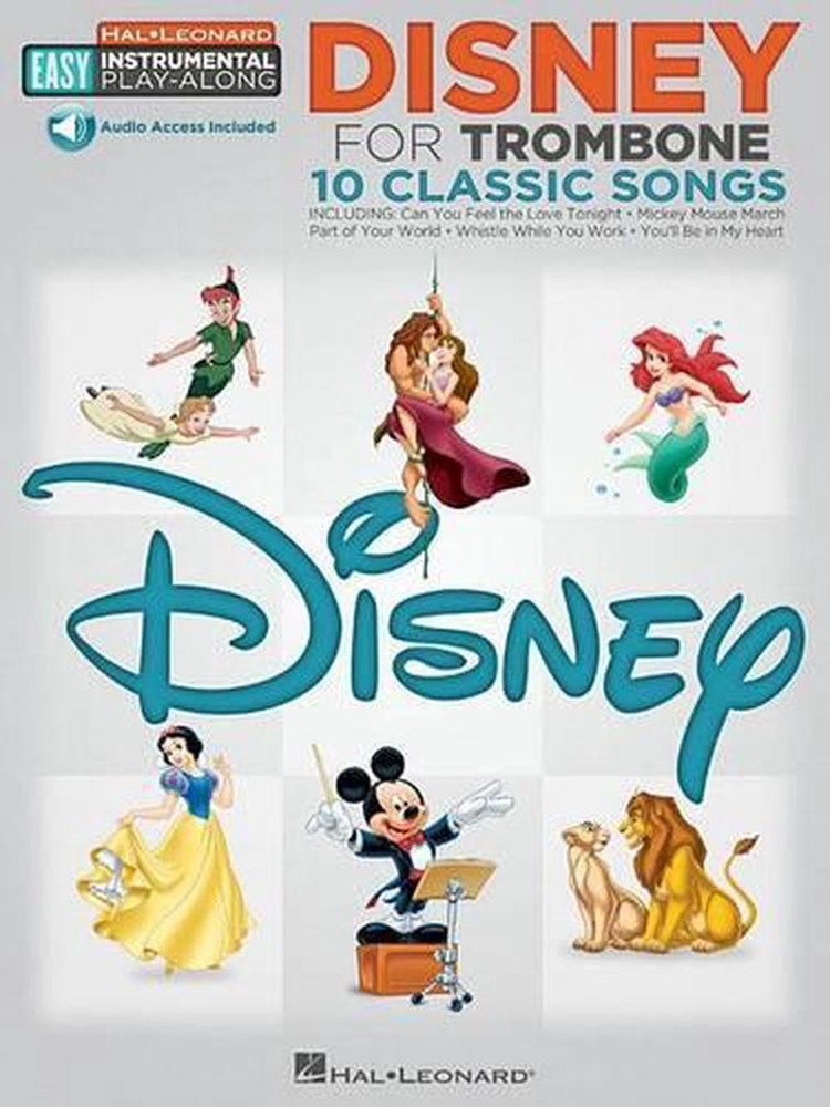 Disney - 10 Classic Songs: Easy Instrumental Play-Along - Trombone by Hal Leonar