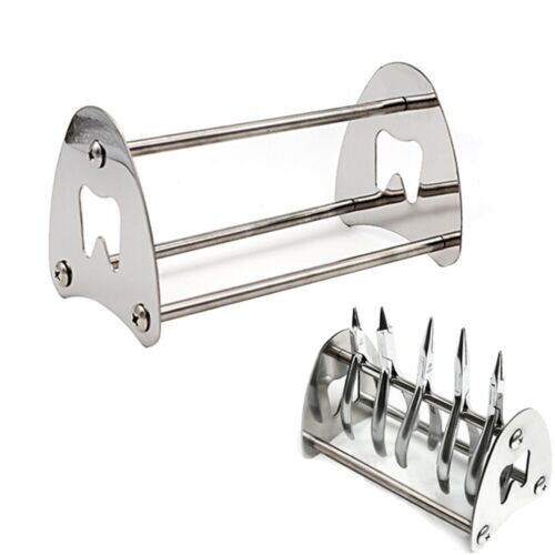 Dental Pliers Rack Stainless Steel Orthodontic Extraction Forceps Clamp Holder