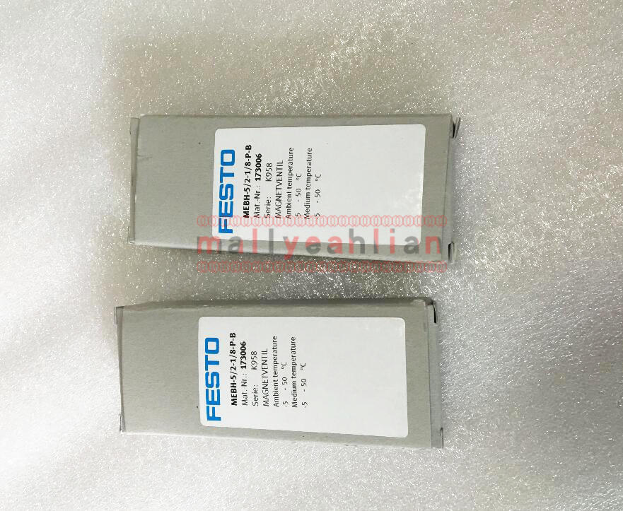 New One Festo Solenoid Valve MEBH-5-2-1-8-P-B 173006