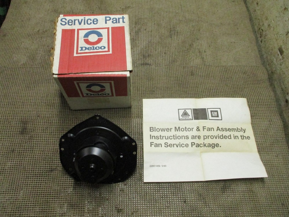 1990-96 GM Chevy Oldsmobile Pontiac Buick Genuine OEM Blower Motor 5050081
