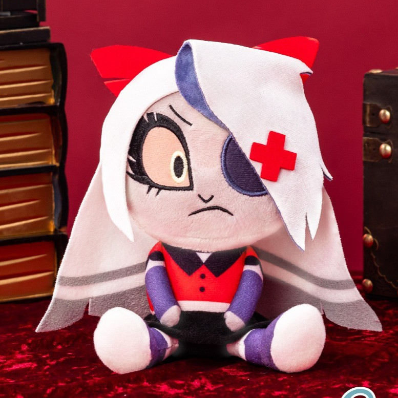 Hazbin Hotel Vaggie Sitting Plush Toy Doll 20cm Round One Limited 2025 Japan