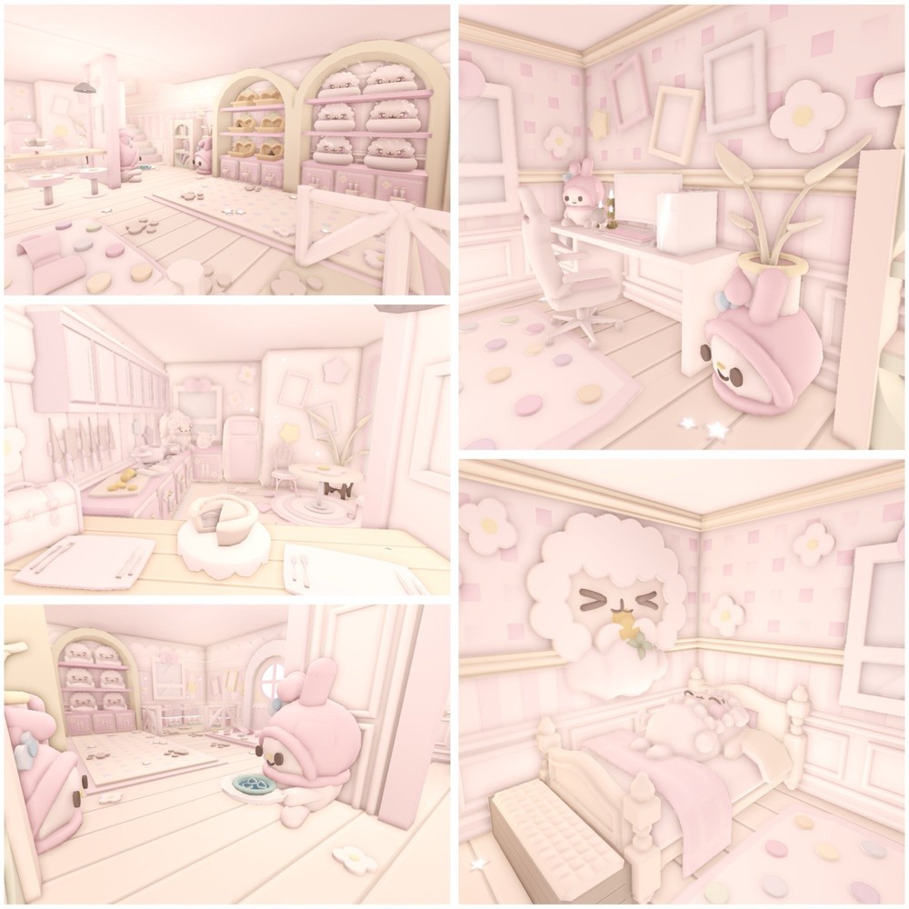 🌸🐇 My Melody Pink Sanrio Cute Aesthetic Preppy Adopt Me House Home 🐇🌸