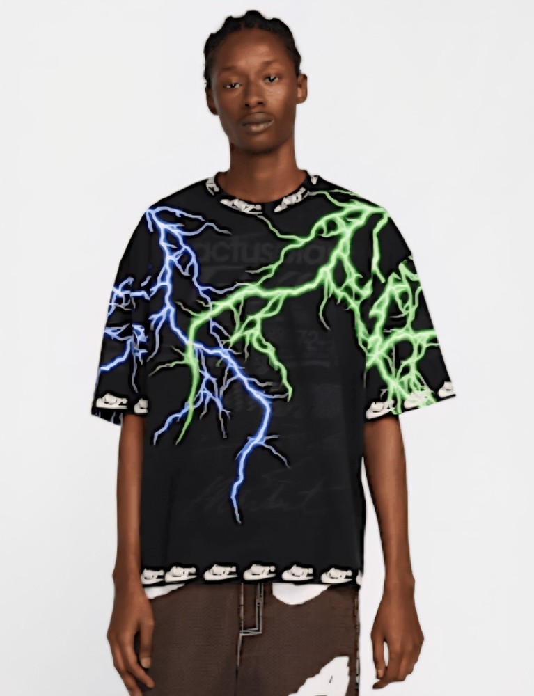 Nike Cactus Plant Flea Market CPFM x Nike Lightning Tee HJ5897-010 Size Small