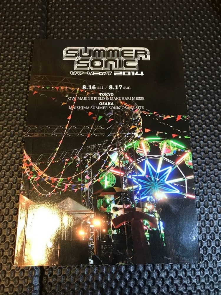 Summer Sonic 2014 Brochure Music Festival Pamphlet