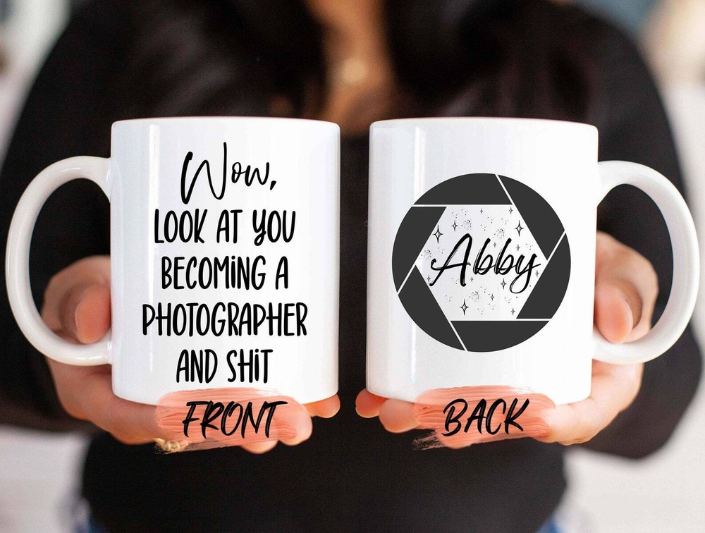 Photographer Mug Camera Enthusiast Gift Creative Birthday Present