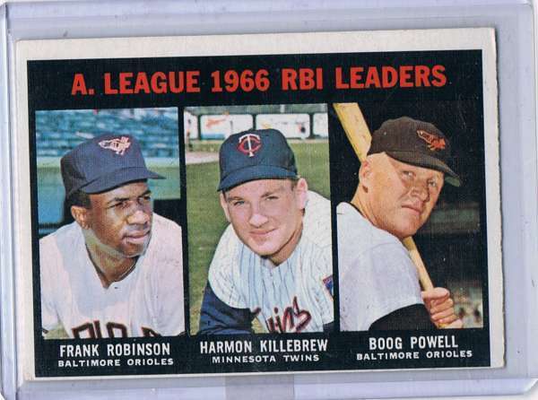 1967 Topps - Frank Robinson, Harmon Killebrew, Boog Powell #241