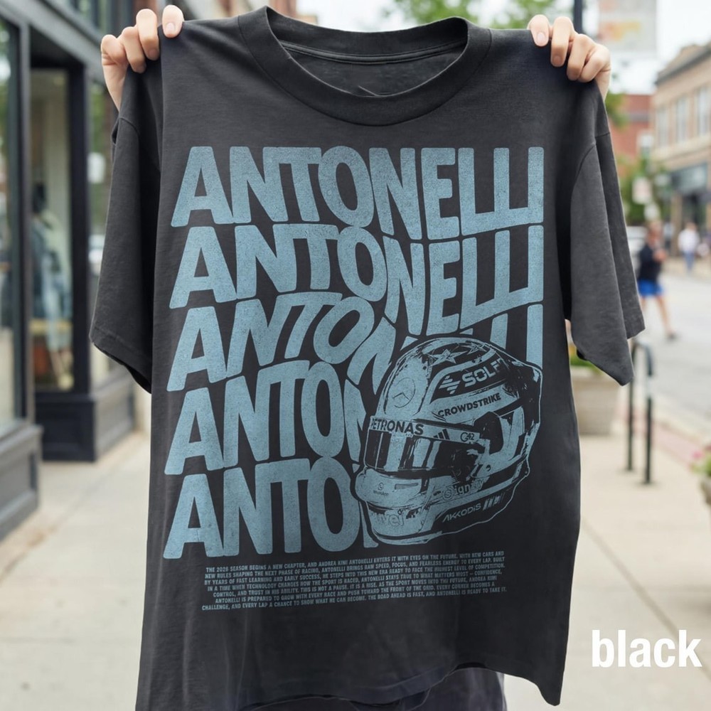 Kimi Antonelli Vtg F1 T-Shirt, Formula 1 Racing Graphic Tee