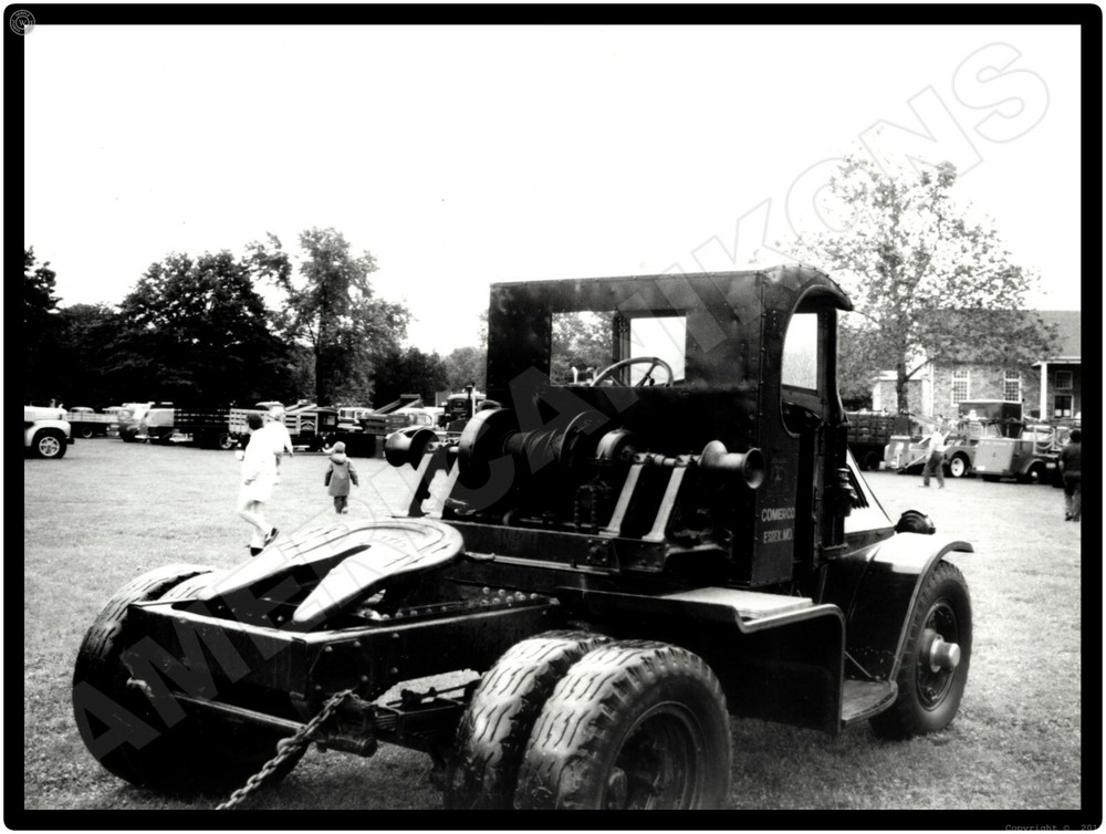 Mack Trucks New Metal Sign: Model AC at Vintage Truck Show Display