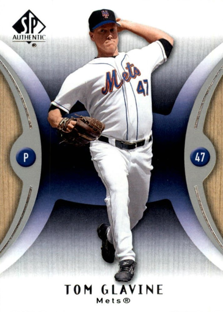 2007 SP Authentic #32 Tom Glavine New York Mets HOF