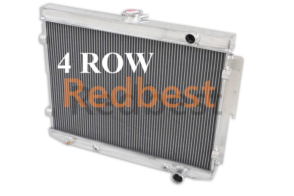 For 1973-1979 Chrysler Newport Dodge Monaco Mopar Charger 4Row Aluminum Radiator