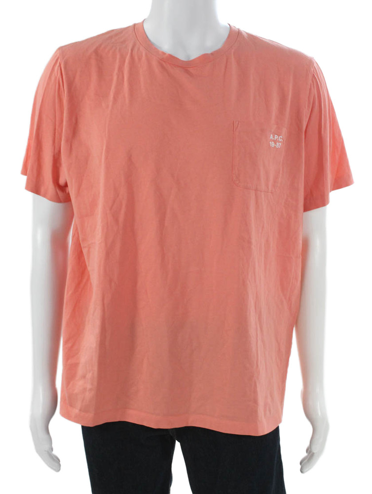 APC Mens Orange T-Shirt 100% Cotton Short Sleeve Size 2XLFree Shipping in US $100+ Orders | $6.95 Orders Below