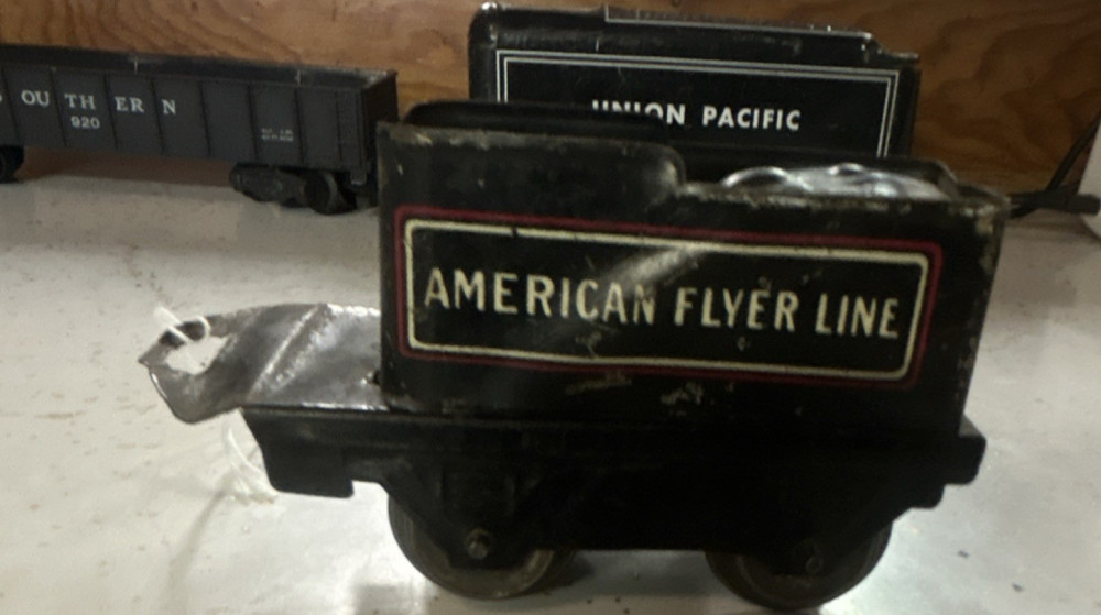 American Flyer Line O Gauge 120 Freight Car Black 3-Rail Analog Model Train