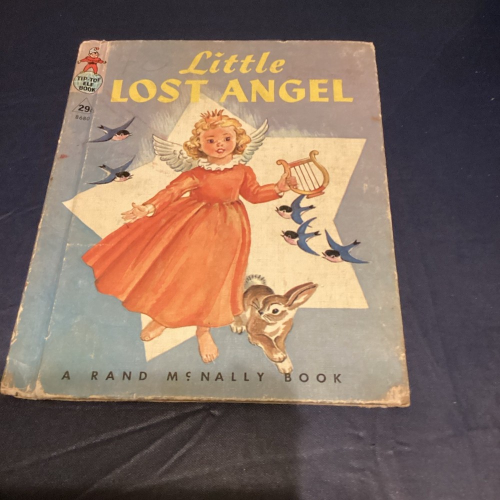 Little Lost Angel Janet Heath Rand McNally Elf Book 1953 HC WRITTEN IN ROUGH