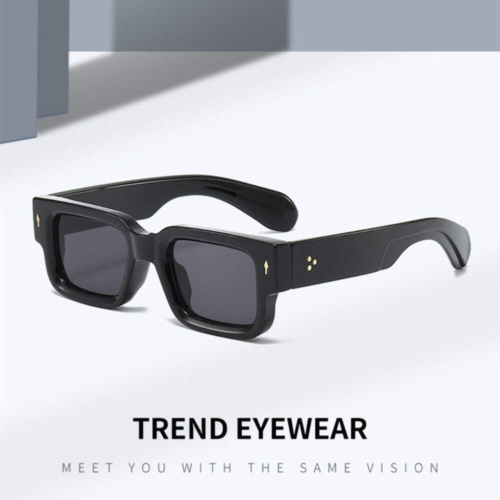 Thick Frame PC Sunglasses for Women Men, Versatile Square Fashion Sunglasses for