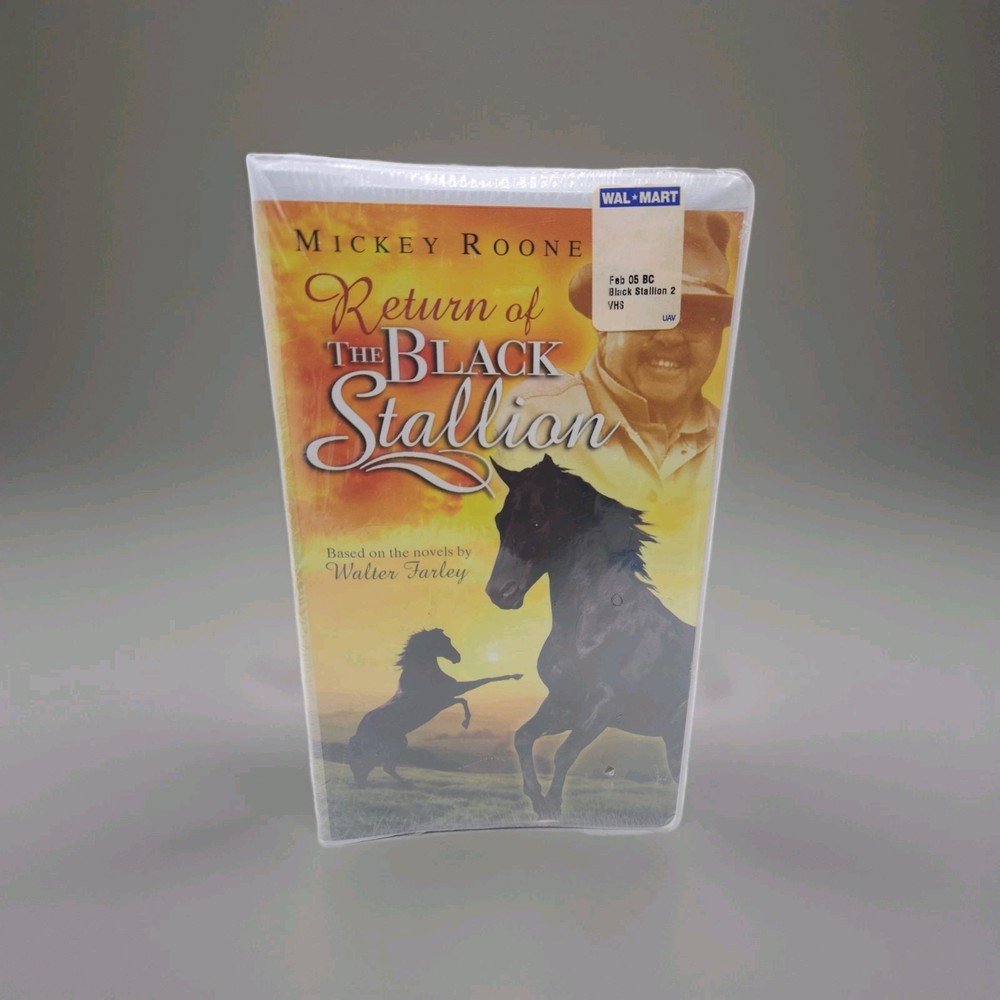 Return of the Black Stallion - New Sealed VHS Video Tape Mickey Rooney Clamshell