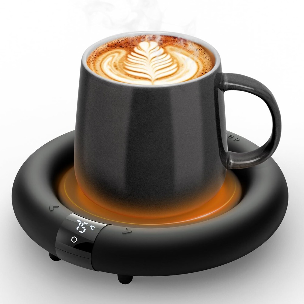 36W Coffee Mug Warmer with Auto Shut Off and 3 Temperature Settings for Desk