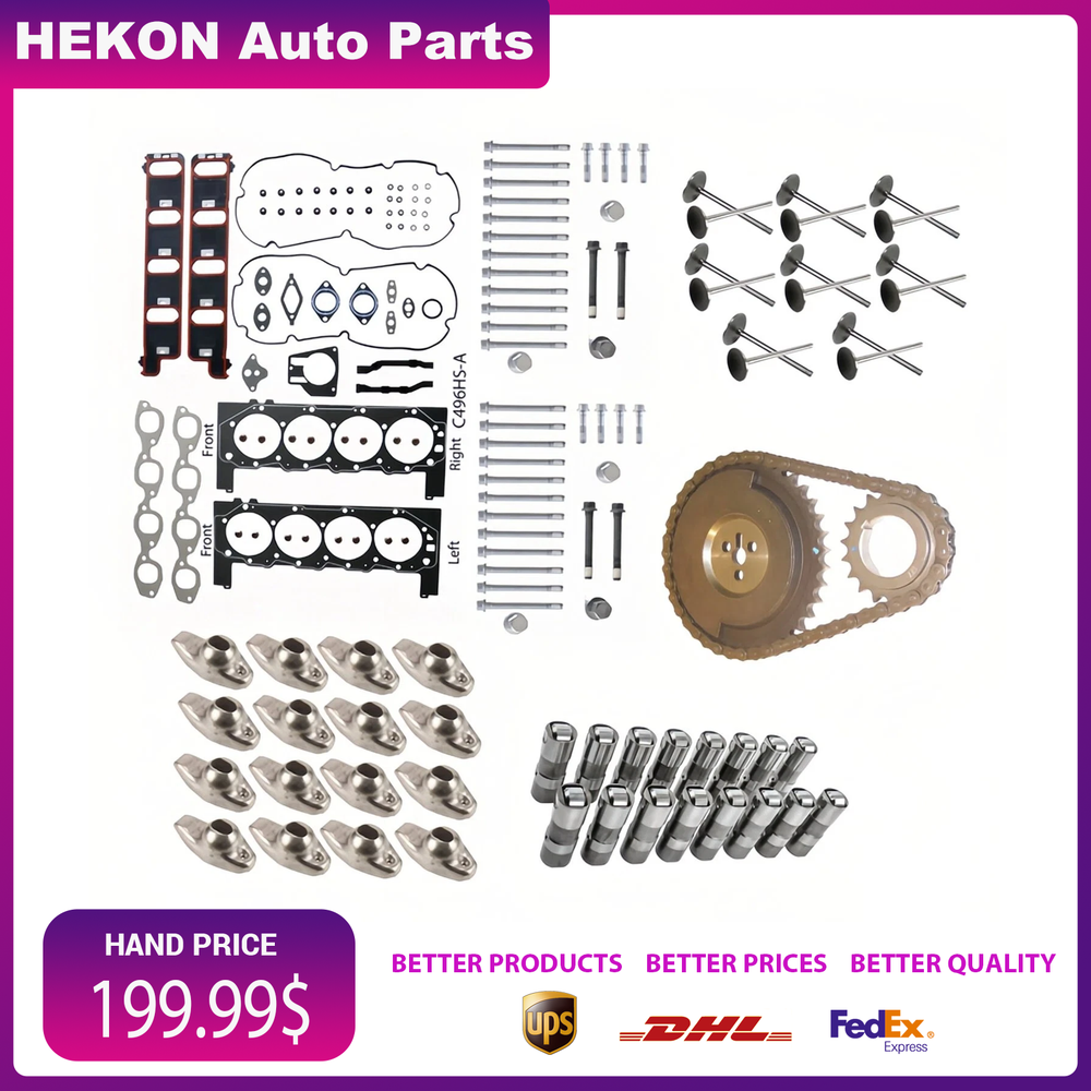 Engine Rebuild Kit For 01-07 Chevy Avalanche Silverado GMC Yukon Sierra 8.1L OHV