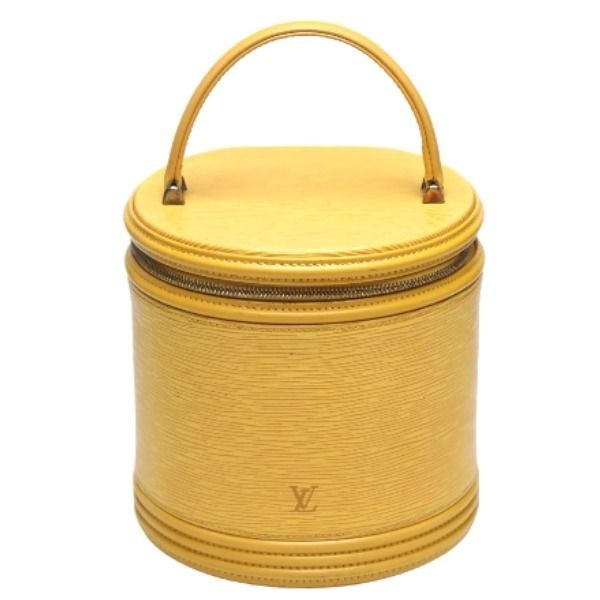 LOUIS VUITTON Epi Cannes M48039 Hand bag vanity bag Yellow Leather Tassiri