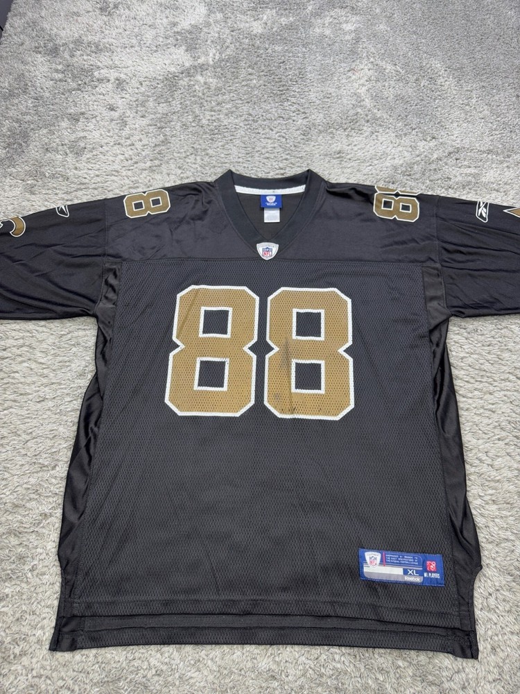 New Orleans Saints Jeremy Shockey #88 Reebok On-Field NFL Jersey Men XL Black