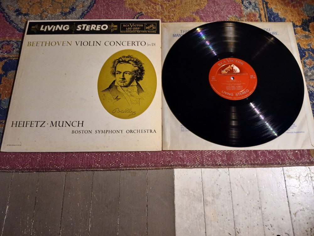 Heifetz/Beethoven:violin Concerto/Rca Sd Living Stereo Lsc-1992 Tas List