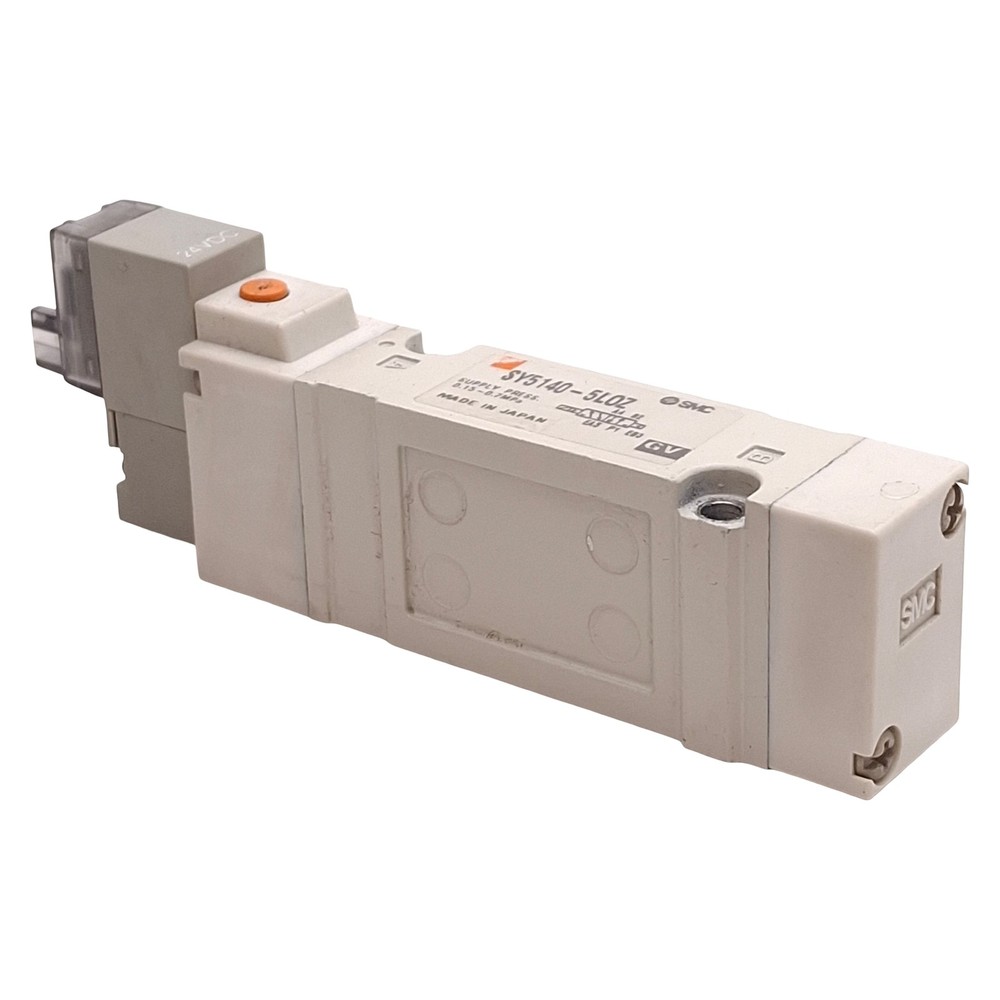 SMC SY5140-5LOZ Solenoid Valve, 2-Position Single, 0.15-0.7MPa, 24VDC Coil