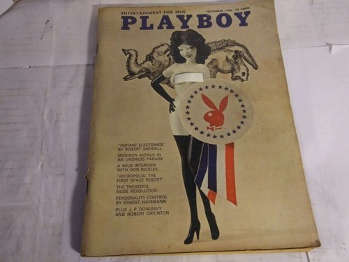 Playboy Magazine November 1968, Center: Paige Young, Don Rickles, Very Good