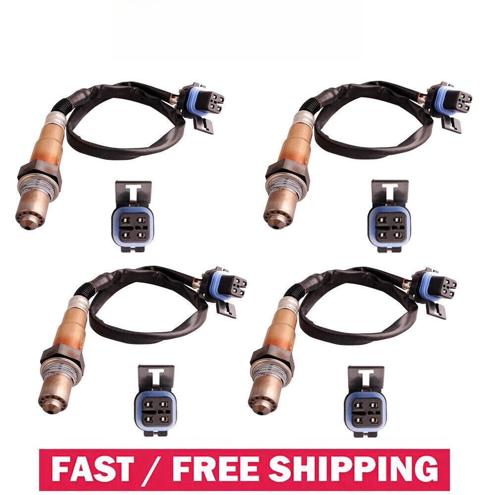 4Pcs O2 Oxygen Sensor For Buick Enclave V6 3.6L 2012-2017 Upstream + Downstream
