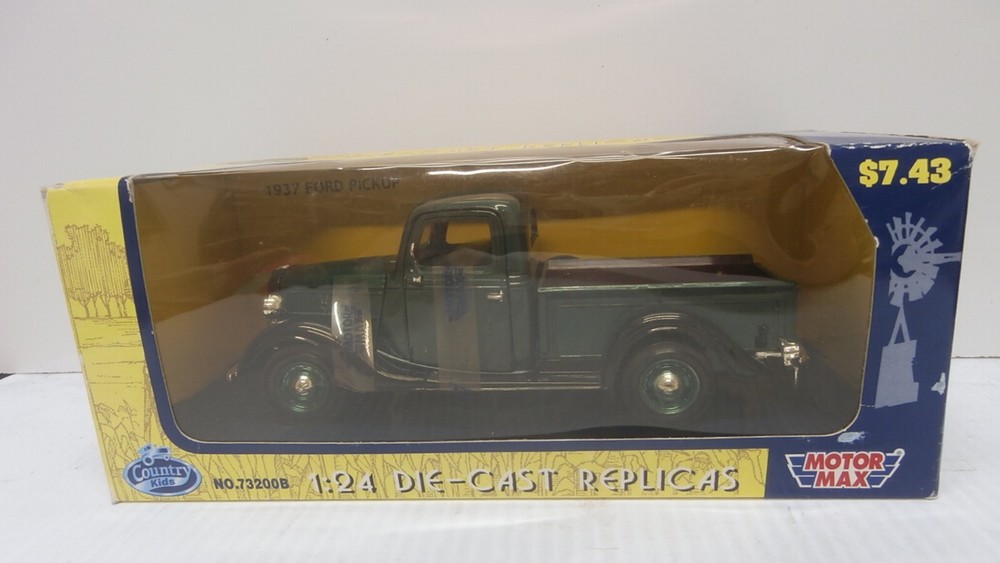Motor Max - Die Cast Replicas 73200B - Classic Pickup -Green - Scale 1:24