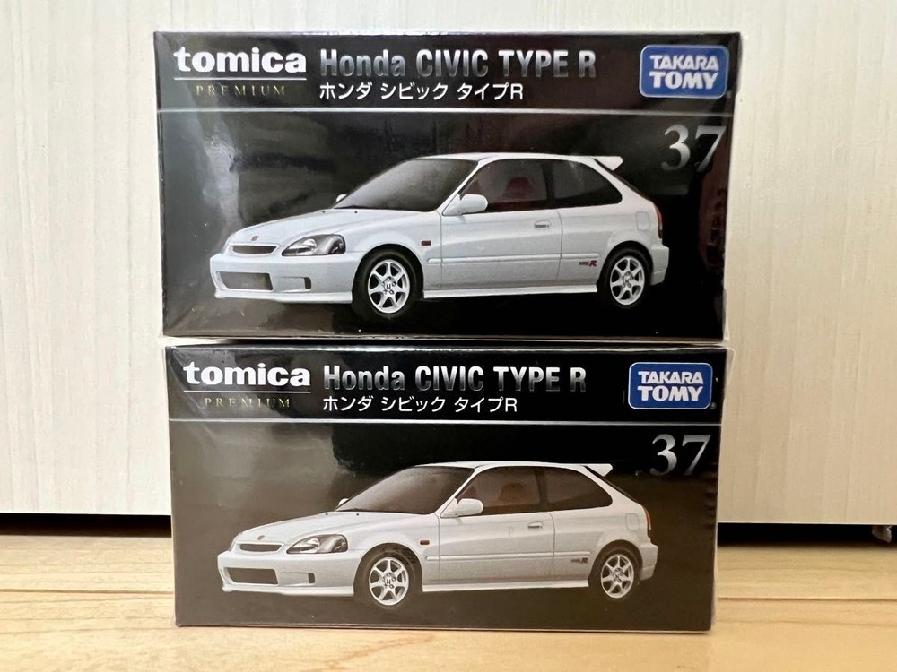 TAKARA TOMY Tomica Premium No.37 Honda Civic Type R (EK9) 2 pcs Set