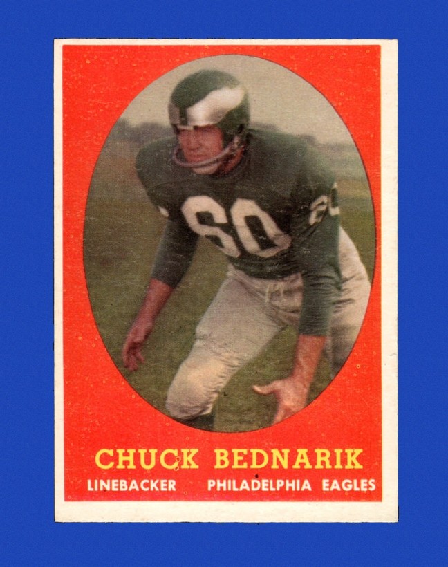 1958 Topps Set-Break # 35 Chuck Bednarik EX-EXMINT *GMCARDS*Consign with Greg Morris Cards