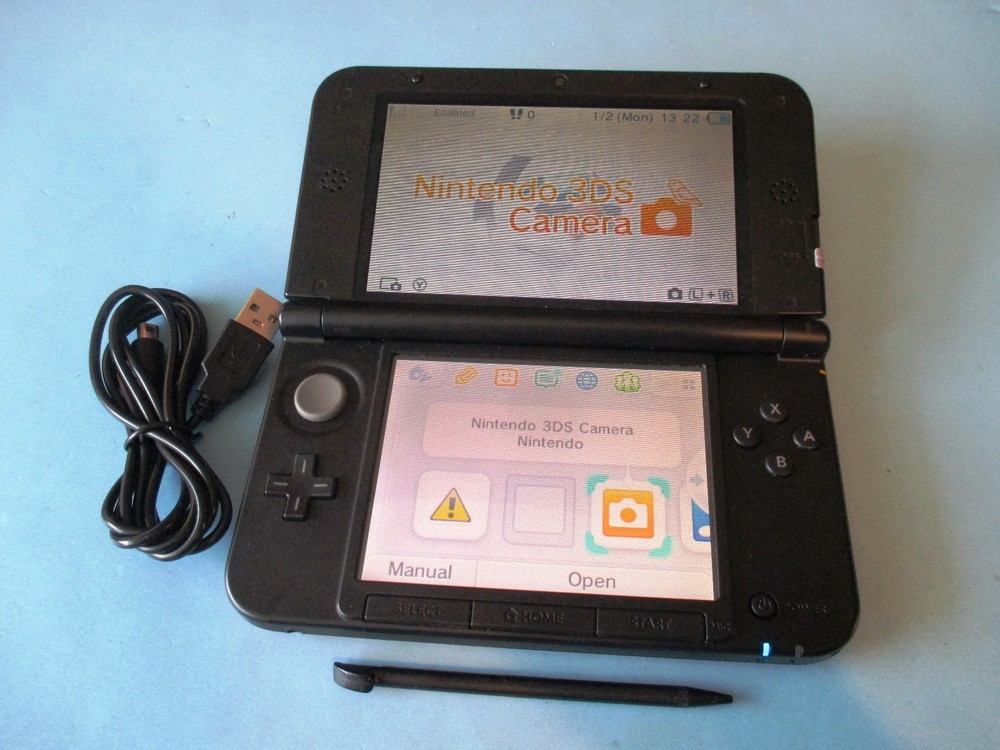 Nintendo 3DS XL Red System w/Charger FREE Shipping!