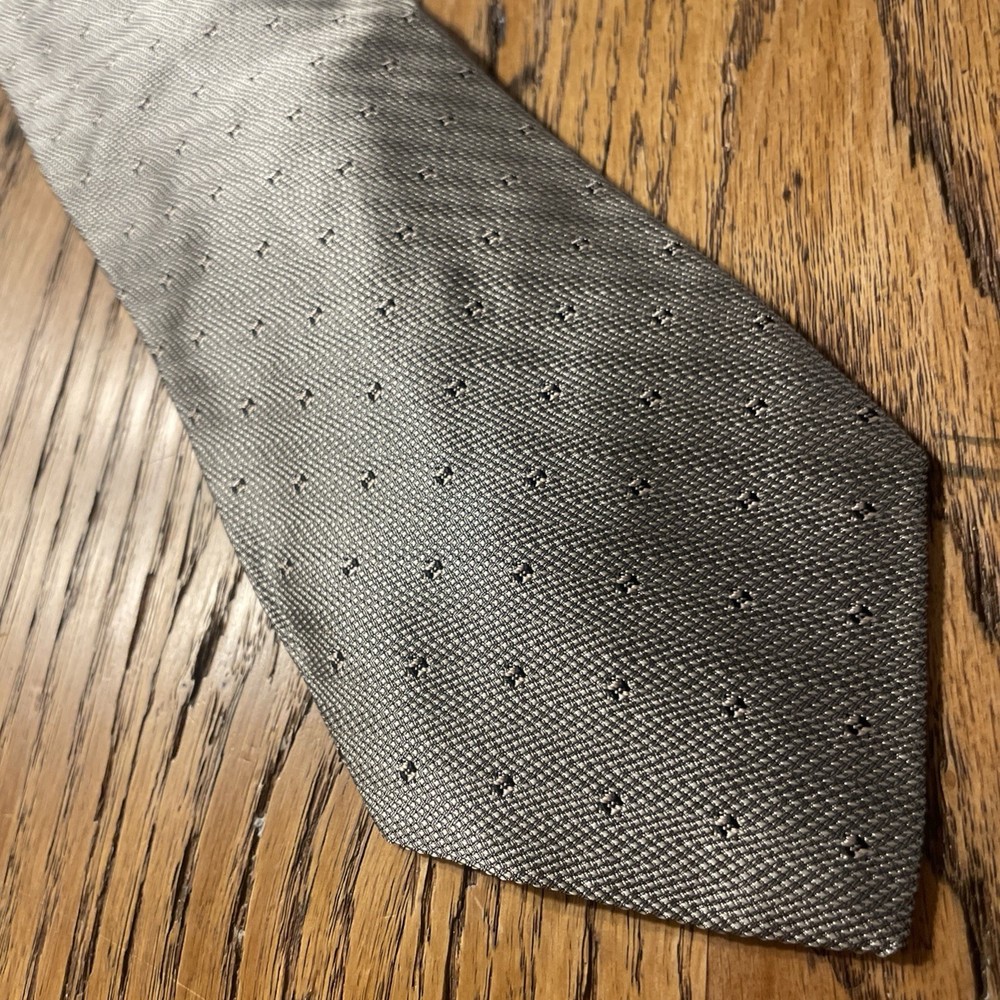 Vintage EUC Salvatore Valeriano Silk Geometric Tie Men’s Necktie Made In Italy