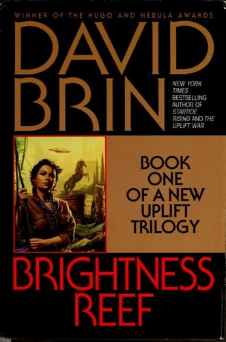 Brightness Reef  (Bantam Spectra Book) by Brin, David, Acceptable Book