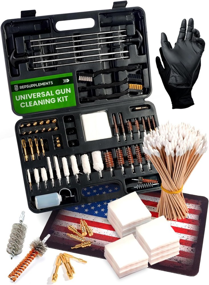 Universal Gun Cleaning Kit for All Guns - Portable Kits for...